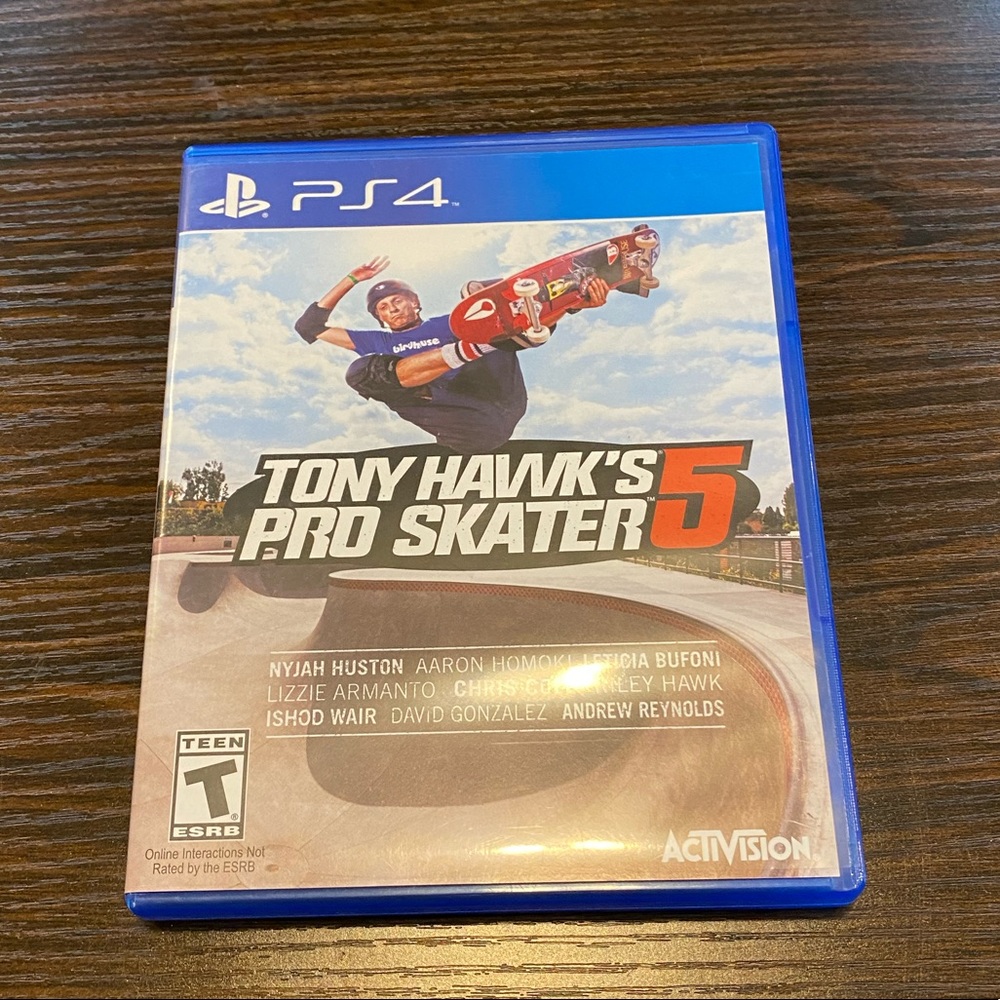 ps4 tony hawks pro skater 5
